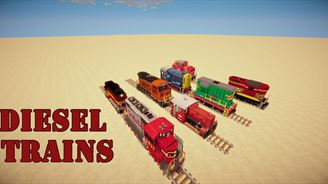 Traincraft Mod 1.7.10 (Zeppelins, Track Builders ...